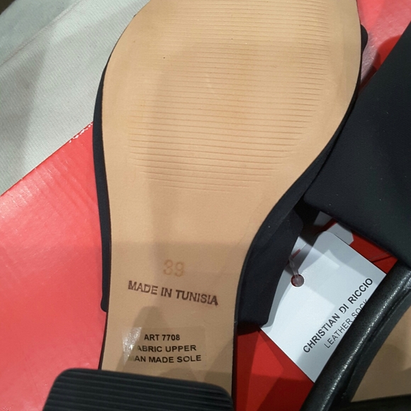 CHRISTIAN DI RICCIO LEATHER SOCK - Picture 5 of 8